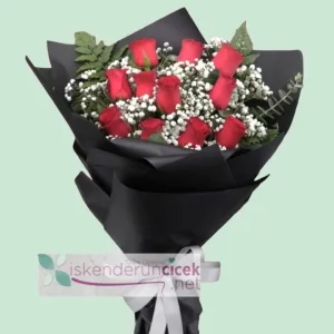 7 Kırmızı Gerbera Buketi