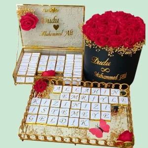 Kırçıllı Pembe Orkide Aranjmanı Multi Midi Çift Dallı